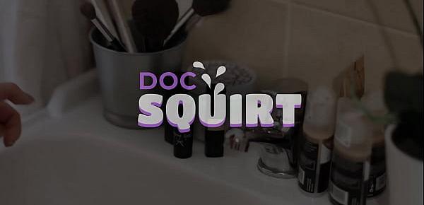  Gorgeous cutie goes to Doc to experience squirting orgasm
